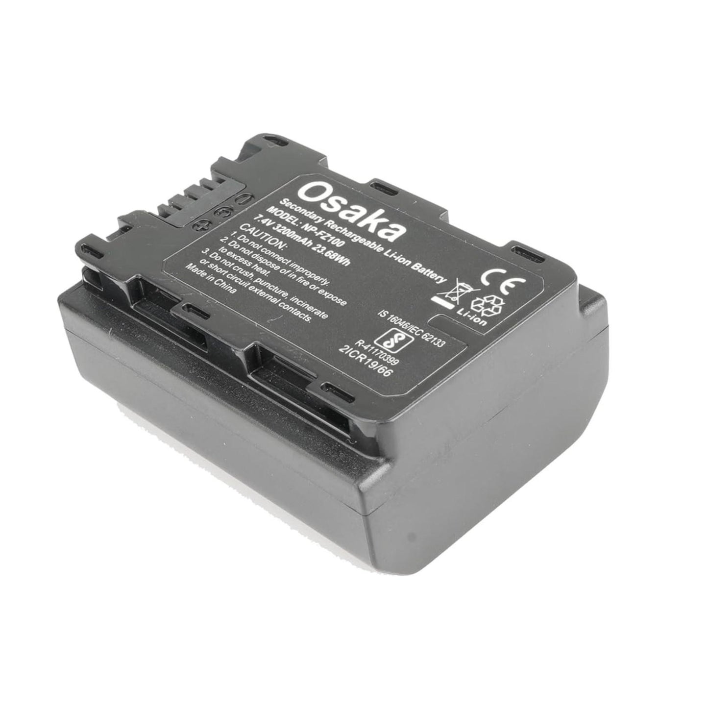 Osaka NP-FZ100 Battery for Sony Alpha a9 a7R III a7 III a6600 Cameras