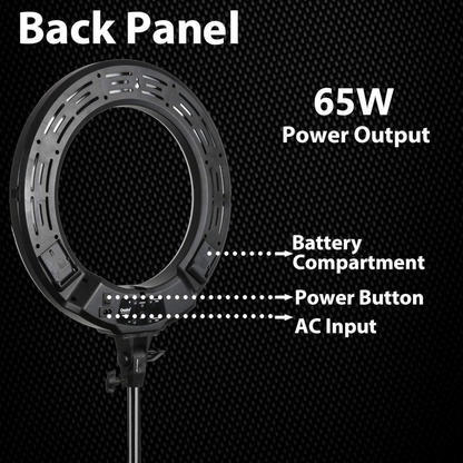 Osaka 18 Inches LED Ring Light 65W with stand - OSAKATEK