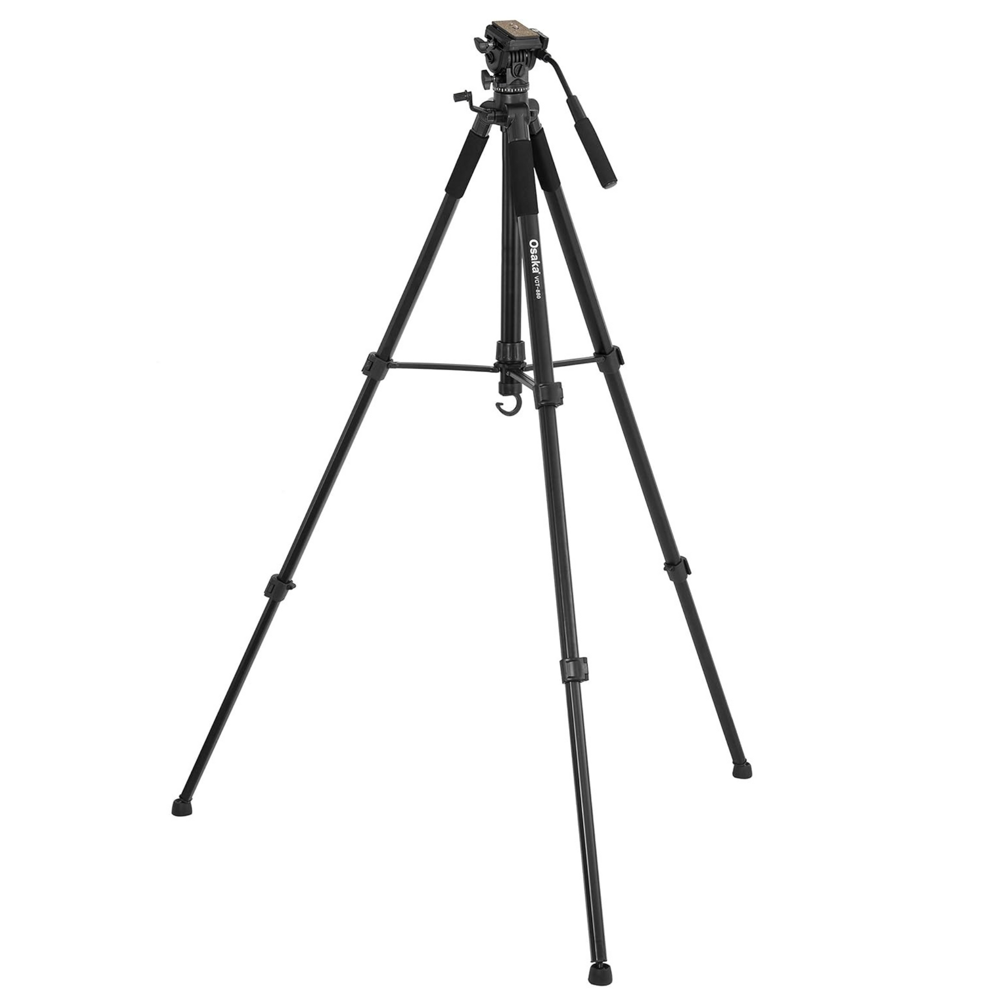 Osaka VCT 880 Tripod with Bag for Digital SLR & Video Cameras (Load Capacity 5000 Grams) - OSAKATEK