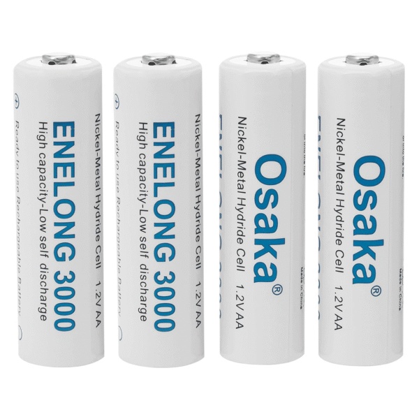 Osaka 3000mAh HR06 AA Ni-Mh Rechargeable Battery - Reliable 1.2V Power
