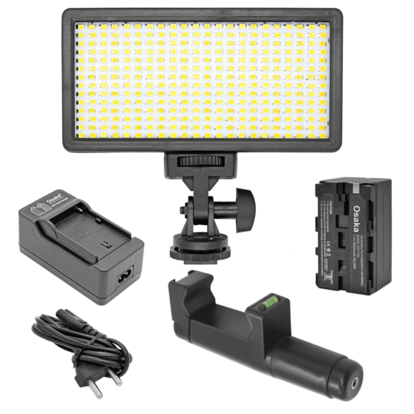 Osaka OS-308 Pocket LED Video Light with F Bracket, F750 Battery 8000 mAh & Charger