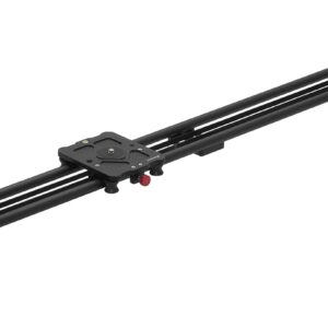 SONIA 47 inches / 120 cms Carbon Fibre Ball Bearing Camera Track Slider Video Stabilizer Rail with Rotating Handle + Carry Case for DSLR Camera Video Camera and Load Upto 25 Kgs